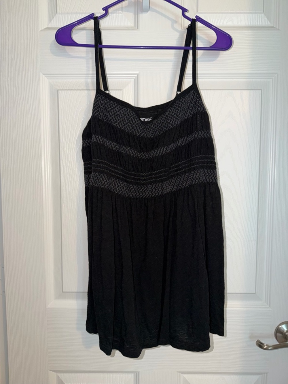 torrid Black Smocked Spaghetti Strap Camisole